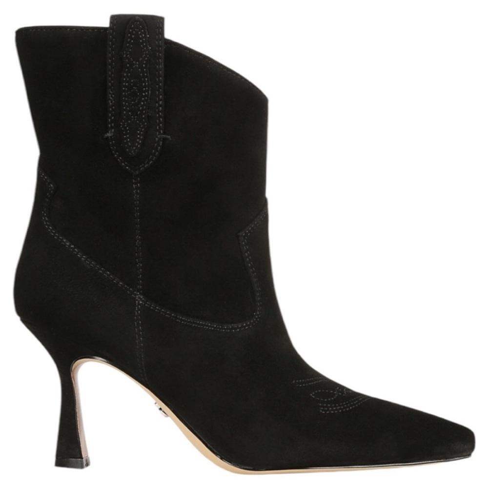 Sam Edelman Black Heeled Boots - Picture 4 of 15